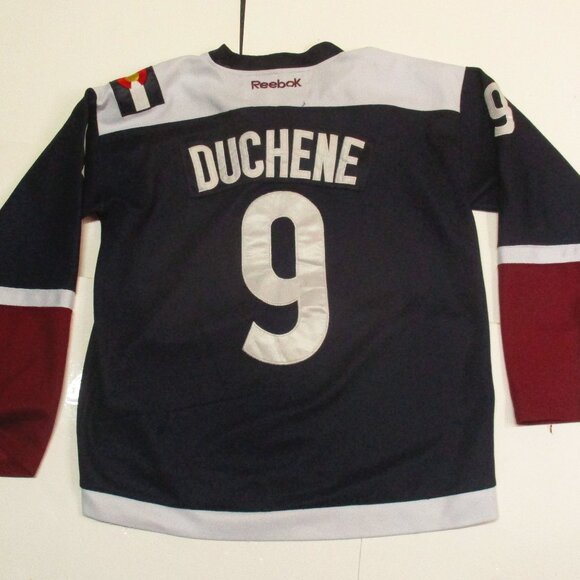 Reebok Colorado Avalanche Matt Duchene Jersey Men’s Red Blue #9 NHL Hockey Size - Picture 1 of 5